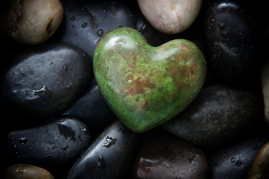 Steine mit Herz